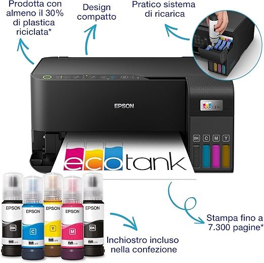 Stampante Epson EcoTank ET-2860 Multifunzione - immagine 2