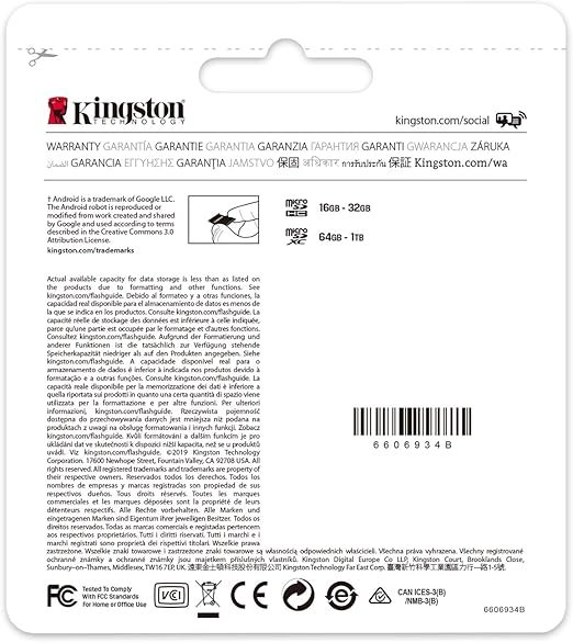 Kingston Scheda Micro SD 128G Con Adattatore SD - immagine 3