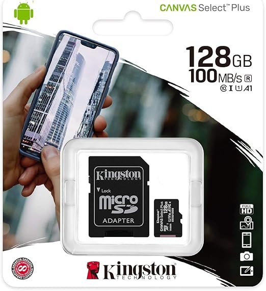 Kingston Scheda Micro SD 128G Con Adattatore SD - immagine 4