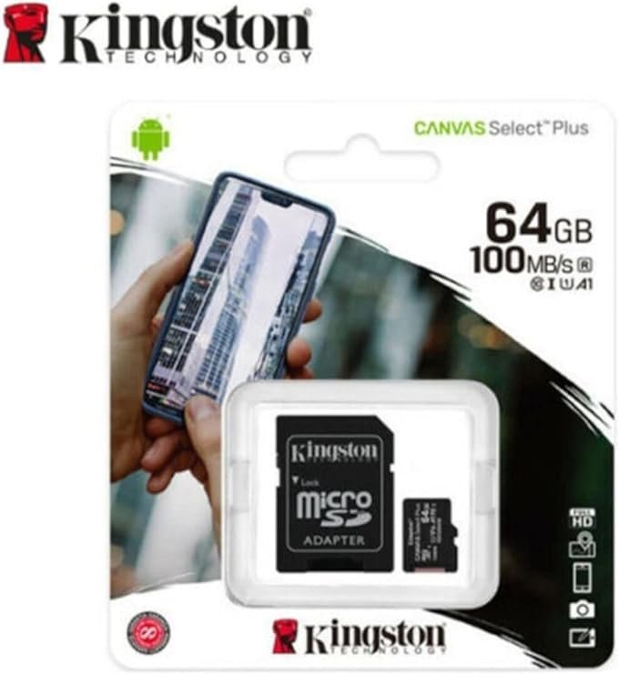 Kingston Scheda Micro SD 64G Con Adattatore SD - immagine 2