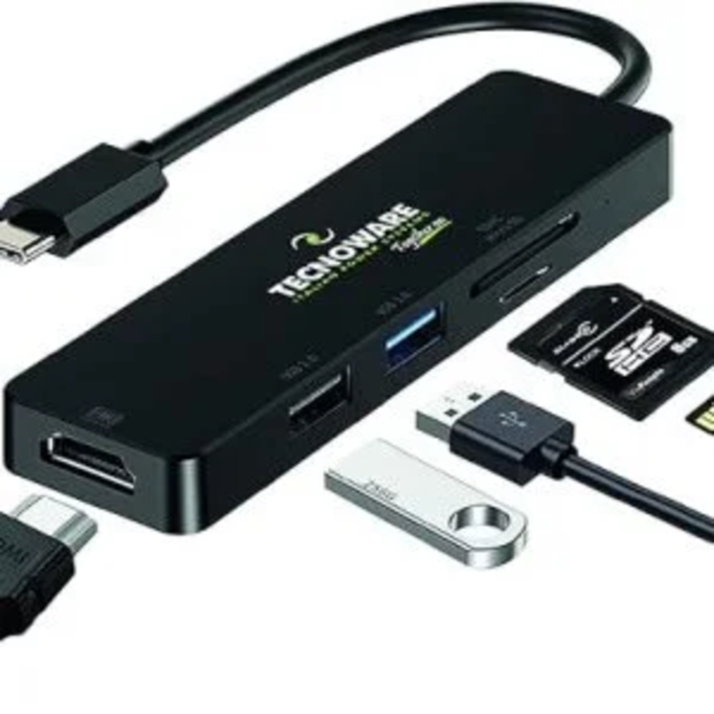 Tecnoware Power Systems - Hub USB Type-C 5 in 1