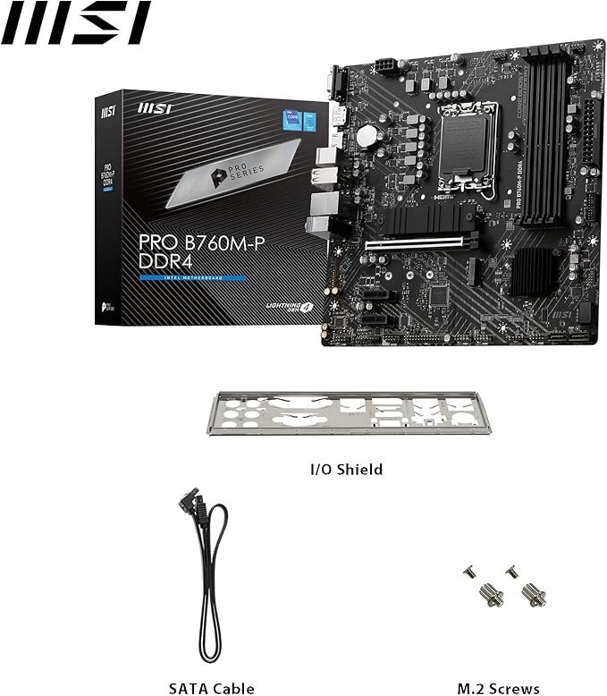 MSI Scheda Madre B760M-P DDR4 - immagine 5