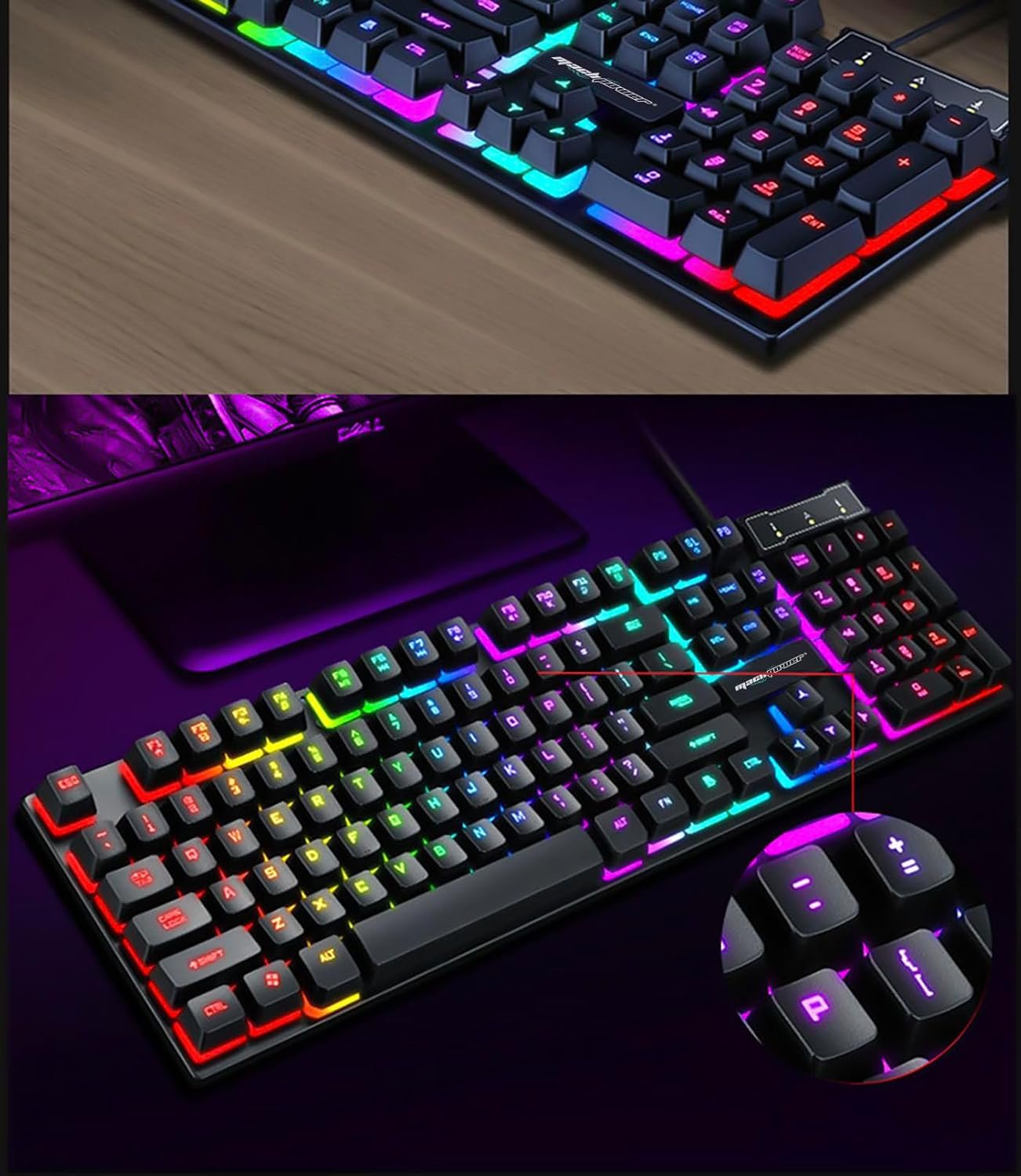 Tastiera Da Gaming USB MachPower Rgb - immagine 4