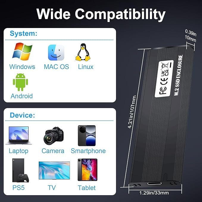 Case SSD M.2 NVMe USB - immagine 3