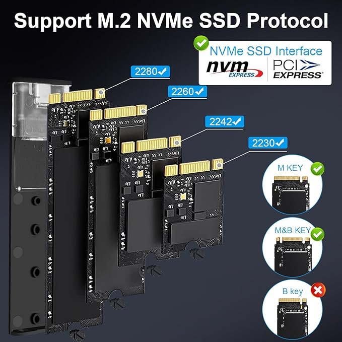 Case SSD M.2 NVMe USB - immagine 4