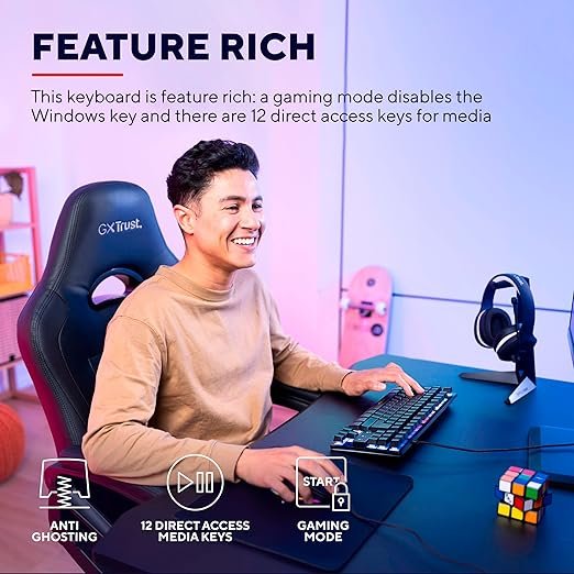 Tastiera Da Gaming USB Trust Rgb - immagine 6
